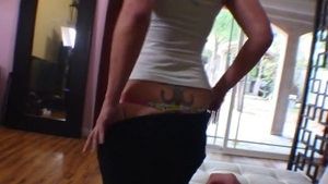 Hard pounding together with fat female