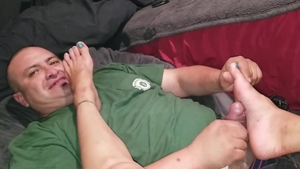 Latina amateur feet teasing in HD