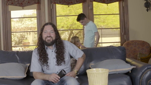 Eva Notty beside Jordi