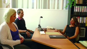 Chubby german reality threesome