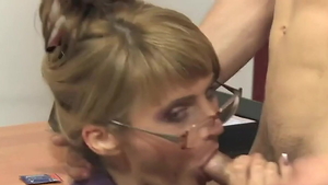 Young russian teen doggy after classes in HD