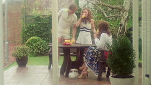 Kissing outdoors in HD