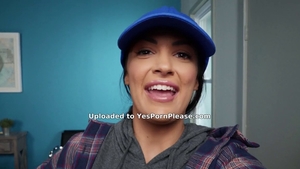 Shaved cougar fantasy cumshot pussy fuck on the couch HD