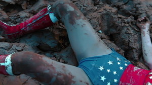 Korean amateur humiliation outdoors in HD