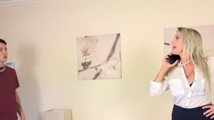 Hottest Christie Stevens cum on tits in tight stockings