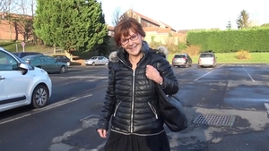 Plowing hard together with french cougar