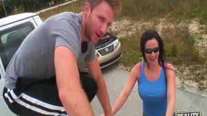 Daisy Duxxx handjob sex scene