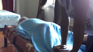 Hardcore sex scene together with young asian mature