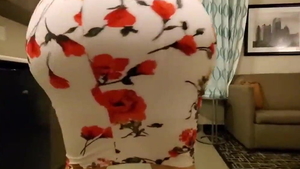 Latina in a dress doggy fuck HD