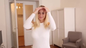 German teen Nathaly Cherie wishes hard ramming in HD