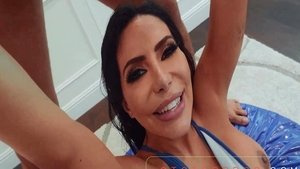 Sex scene in company with booty american stepmom Ela Star