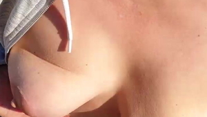 Sucking cock in public HD