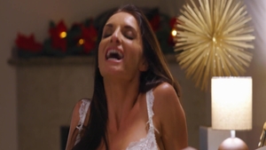 Very sexy and busty babe Charlotte Stokely pussy eating