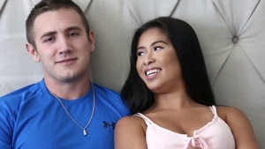 Hot Soldier Fucks Big Titty Asian