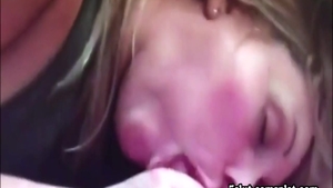 Sexy amateur POV dick sucking live on webcam
