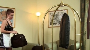 Sucking dick among MILF in sexy stockings HD