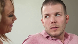 Wet stepmom finds pleasure in sex scene HD