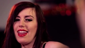 Ebony in tight stockings interracial bang HD