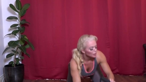 Blonde haired masturbation in HD