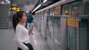 Asian teen facesitting