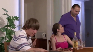 Plowing hard escorted by MILF Kattie Gold