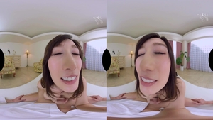 Buxomy Chinese Julia Very First Hardrcore VR Gig