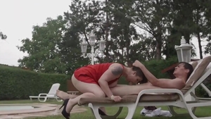 Hard sex scene in the company of mature