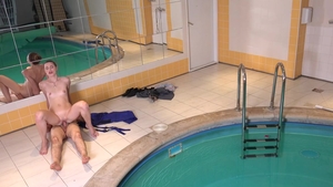 Bombshell Rails Elderly Dude's Wood