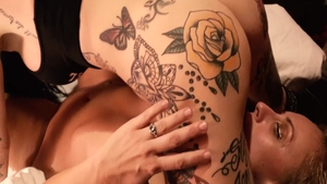 Inked stepmom experience orgy