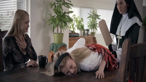 Busty MILF Sarah Vandella pussy fucking punishment