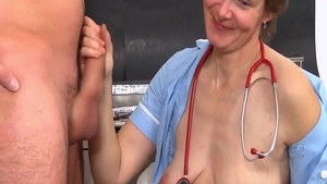 Erotic granny rough pussy eating