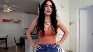 Pussy sex in company with big booty brunette