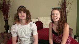 Desperate Amateurs Channel - Nervous Lana Ivans at casting