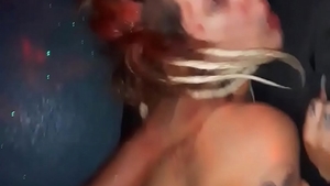 Gia Love accompanied by Gia Lovely gangbang