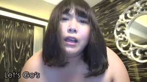 Hard sex along with hairy japanese mature