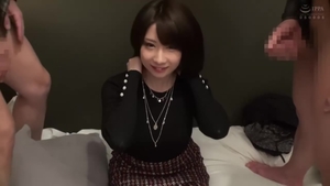 Asian mature handjob in HD