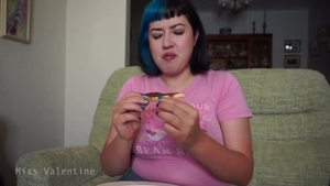 Solo female rammed hard