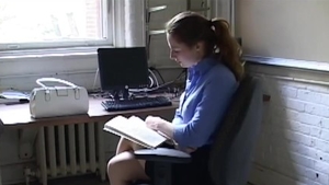 Fetisch-Orgasmus mit sehr versauter Sekretärin