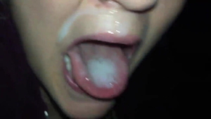 Young amateur gangbang on the street