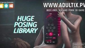 Plowing hard in the company of busty friend