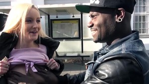 Super sexy Bella Blond interracial fuck