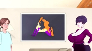 MILF really likes bukkake in HD