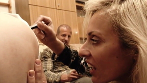 Homemade hard slamming accompanied by Sandra Soul