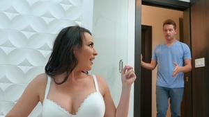 Mommy Got Boobs - Dana Dearmond in skirt handjob