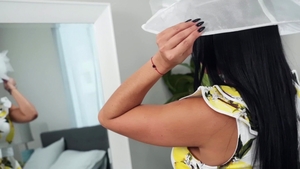 MILFs Like It Big - POV footjob together with Diamond Kitty