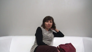 Chupando la polla checa en el casting