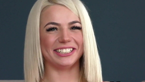 Japanese lesbian teen pussy licking at the audition in HD