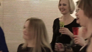 Russian blowjob at the party