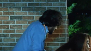 Busty amateur homemade sensual kissing in car