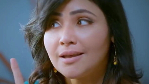 Hindi BBW demonstrates natural big tits